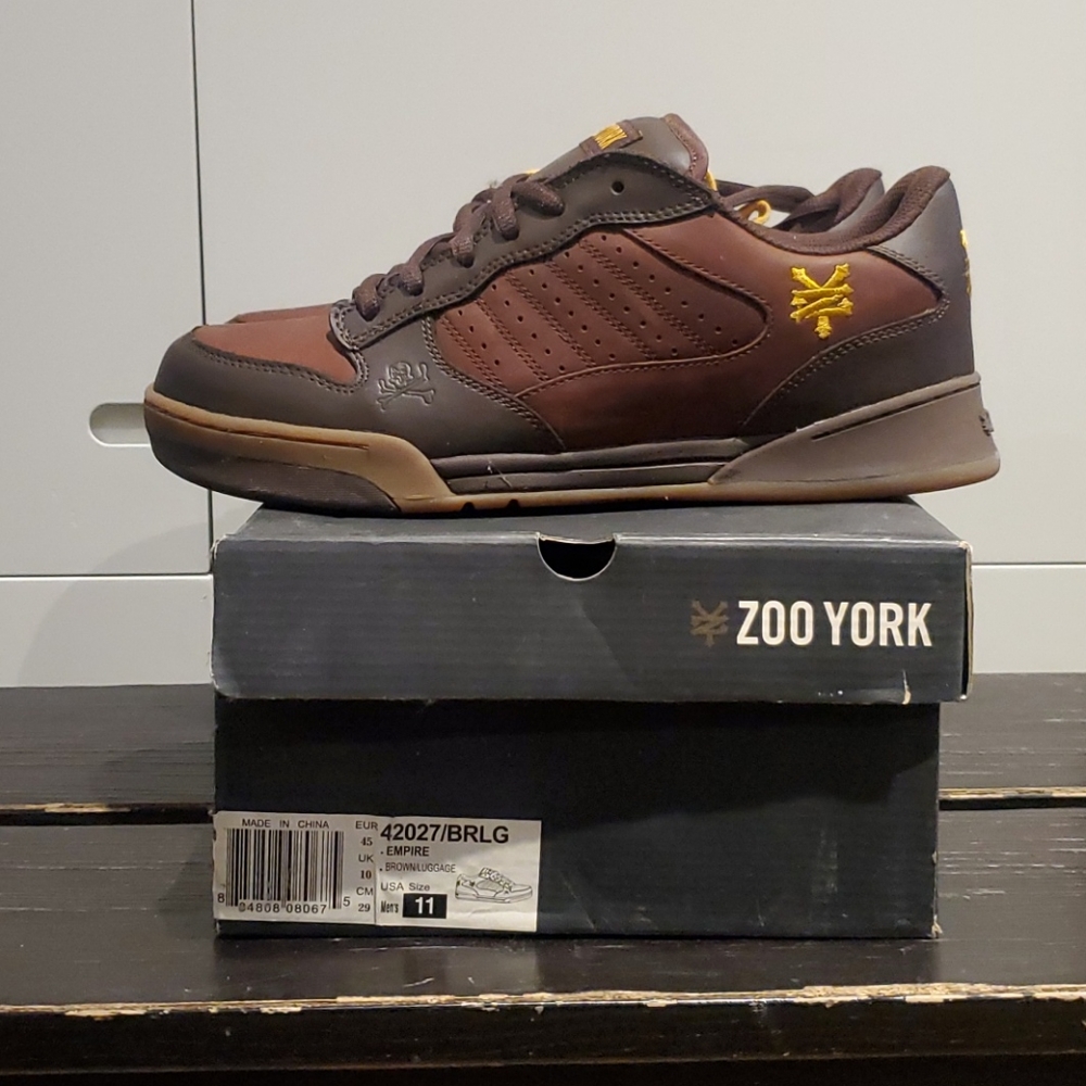 Zoo York Empire Sneakers Brown Luggage size 11 New